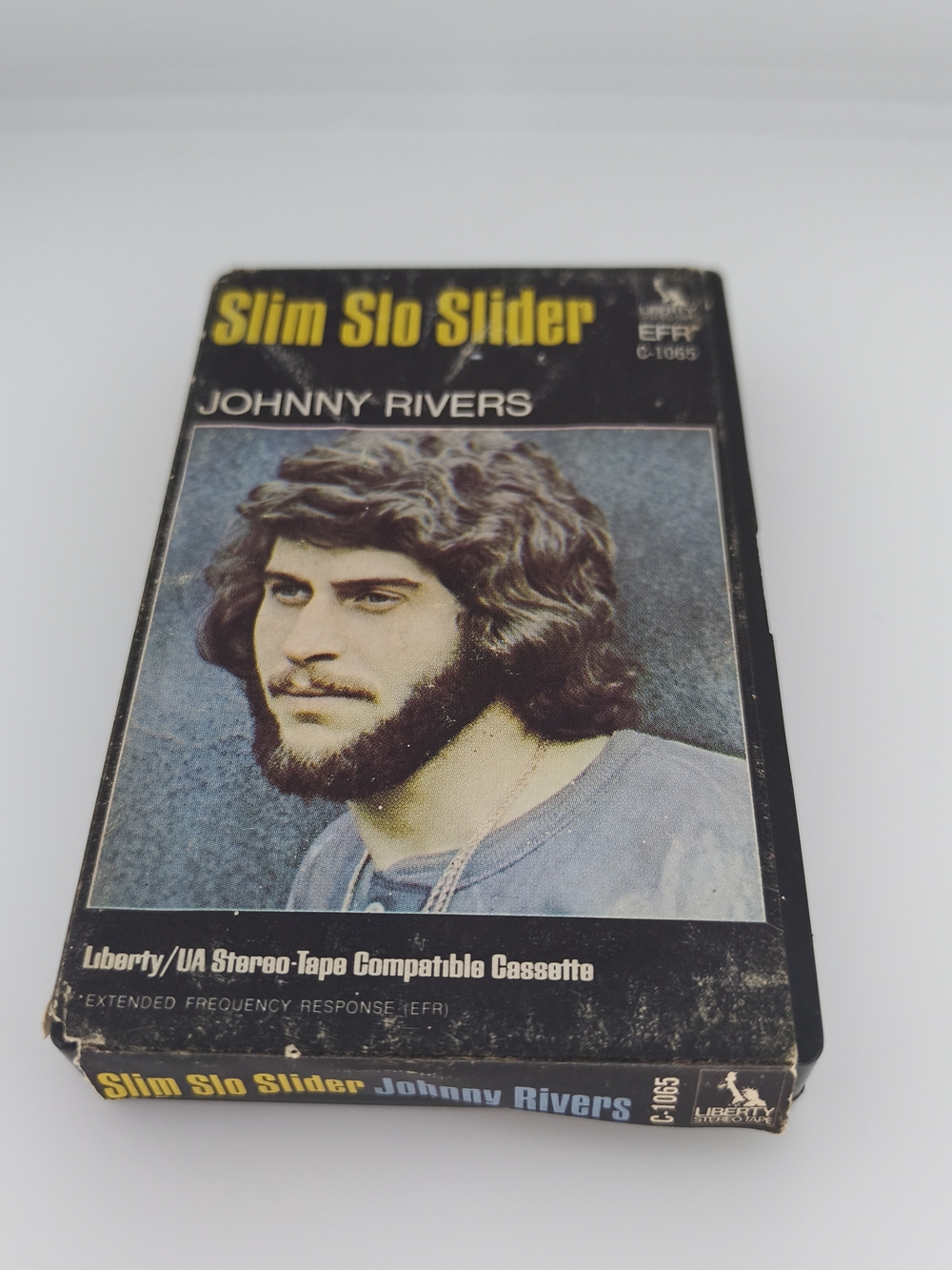 Johnny Rivers: Slim Slow Slider 8 Track Vintage Cassette Tape.